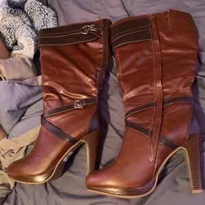 Brown boots
